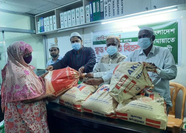 করোনা সংকটে মানুষের জন্য সহযোগিতার মানসিকতা নিয়ে সকলে এগিয়ে আসুন ঢাকা মহানগরী দক্ষিণ জামায়াত