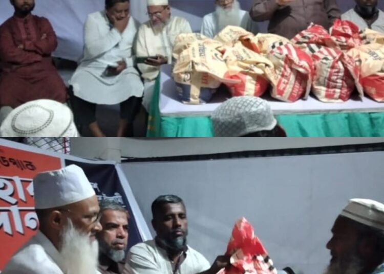 খিলগাঁও দক্ষিণ থানা জামায়াতের উদ্যোগে রমাদান ফুড প্যাক বিতরণ